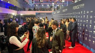 Ambiente en la alfombra roja de los Feroz 2026.