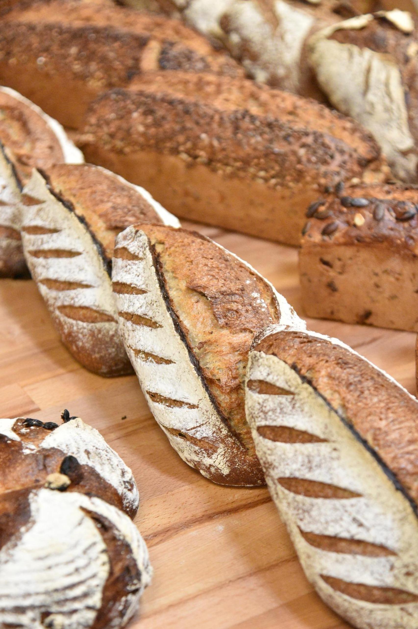 Varios tipos de pan.