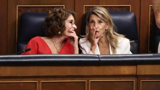 María Jesús Montero y Yolanda Díaz, vicepresidentas primera y segunda, respectivamente, del Gobierno.