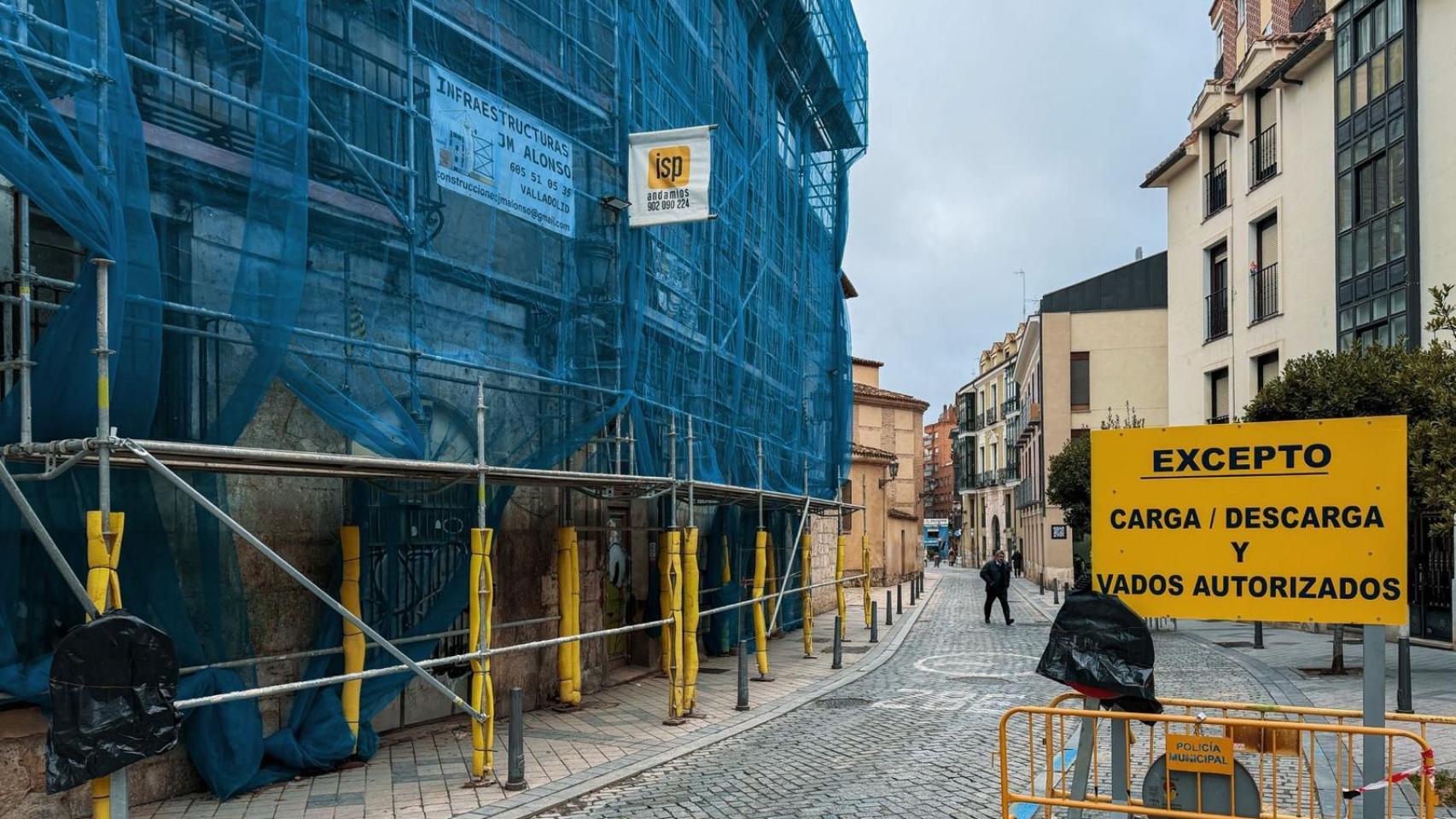 La calle San Martín en Valladolid.
