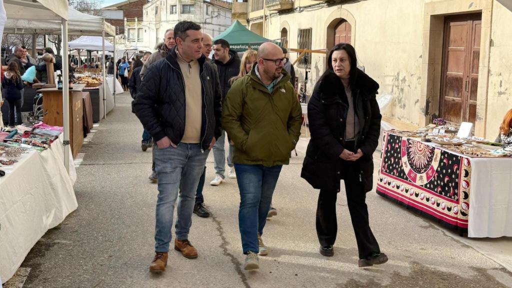 Alberto Izquierdo y María Ángeles Roca, en Albelda (Huesca)
