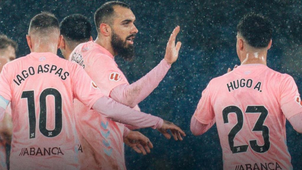 Borja Iglesias, autor del gol celeste.