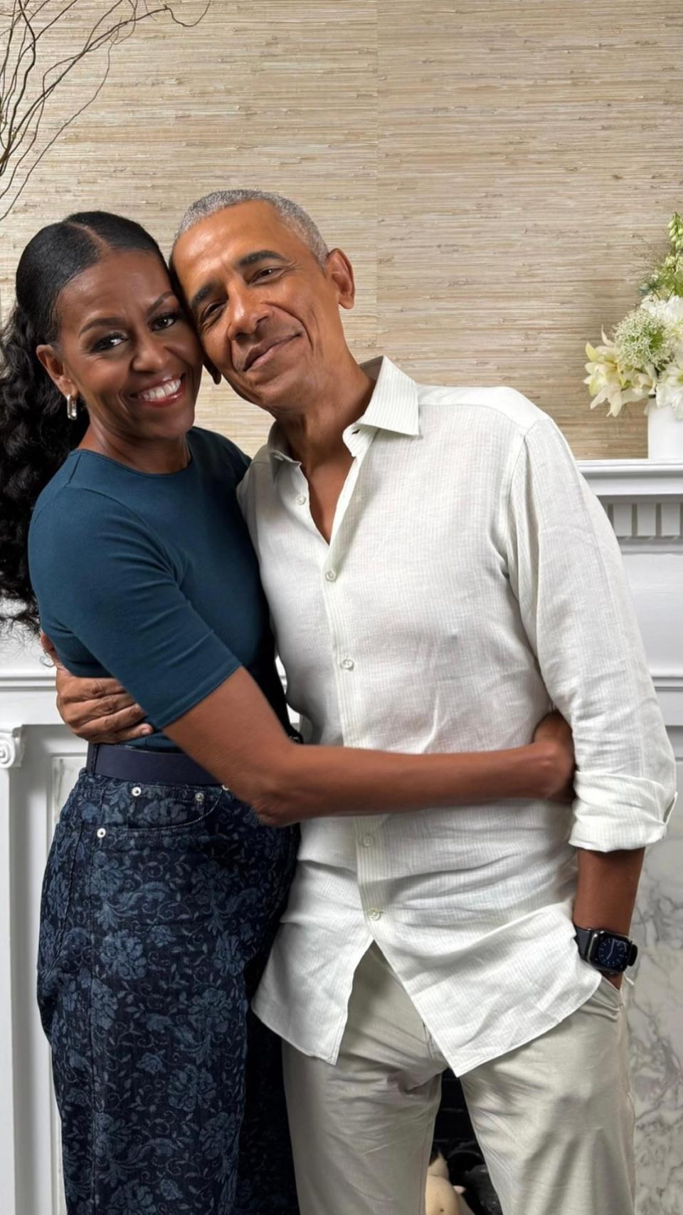 Michelle y Barack, en una imagen de sus redes.