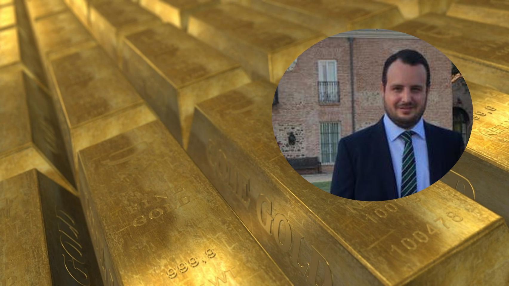 Montaje de Carlos García con lingotes de oro (Pixabay).