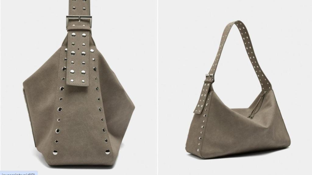 Bolso de mano efecto piel. Ref. 239557_ICL