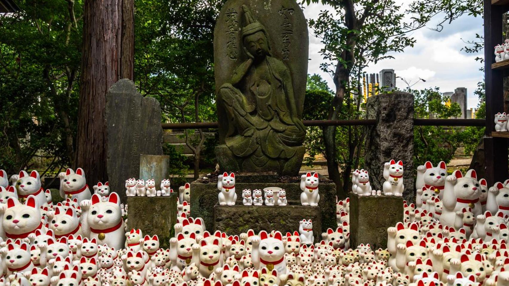 El templo Gotokuji, en Tokyo.