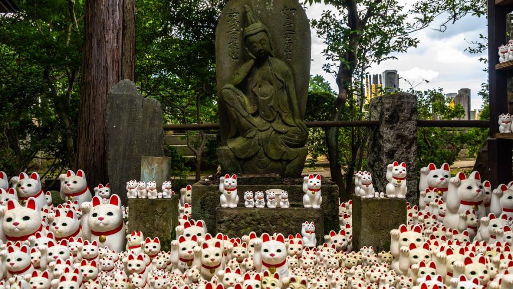 El templo Gotokuji, en Tokyo.