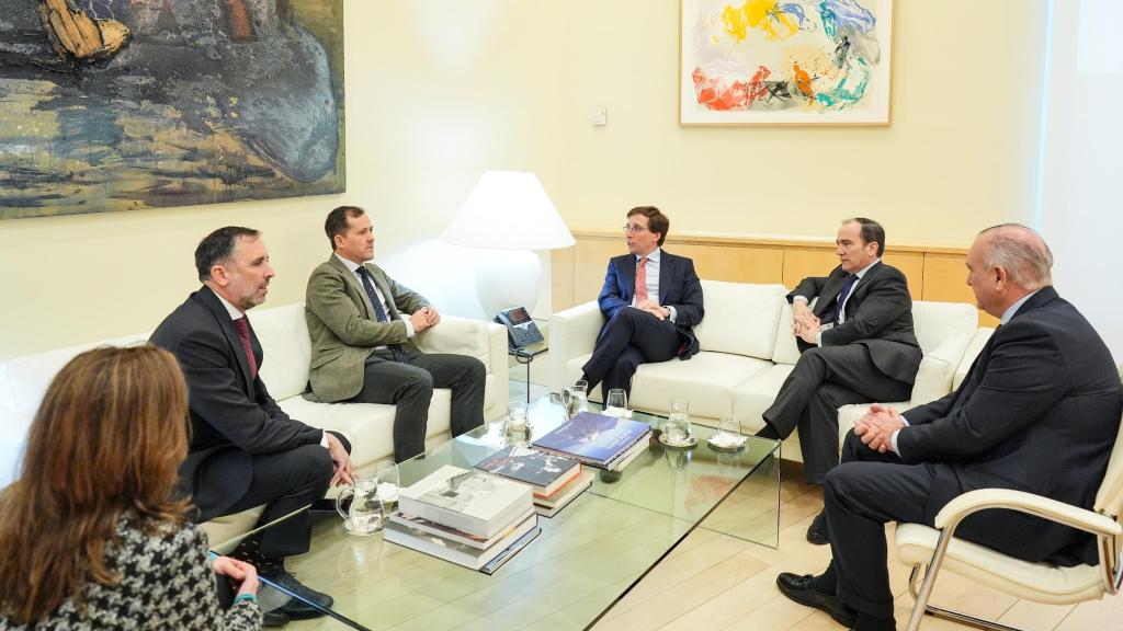 Un momento de la reunión.