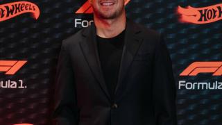 Checo Pérez, durante un acto publicitario de la Fórmula 1