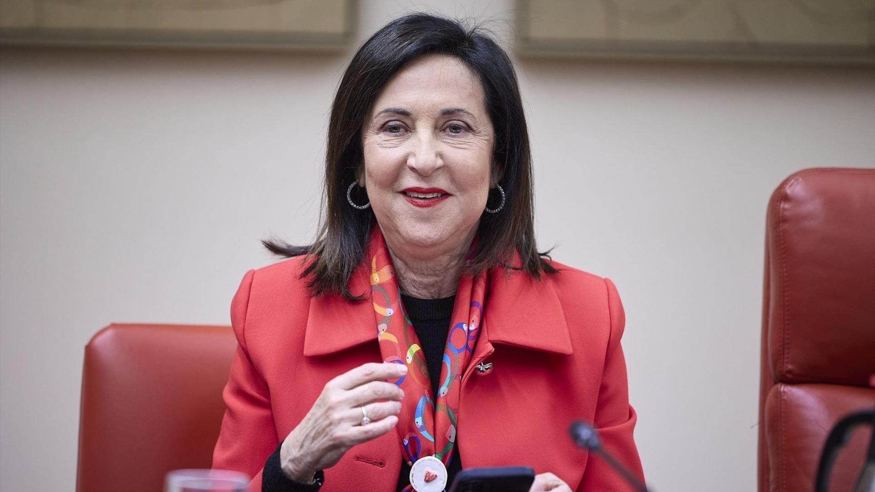 Margarita Robles este lunes en el Congreso de los Diputados