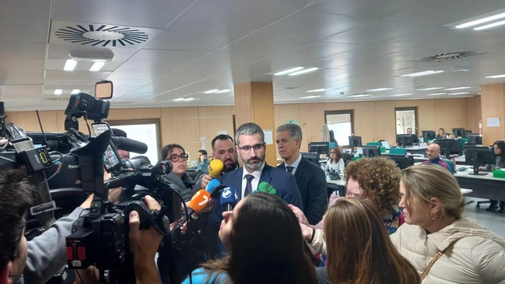 Francisco Lucas (PSOE) reclamando apoyo al PP para la subida de las pensiones