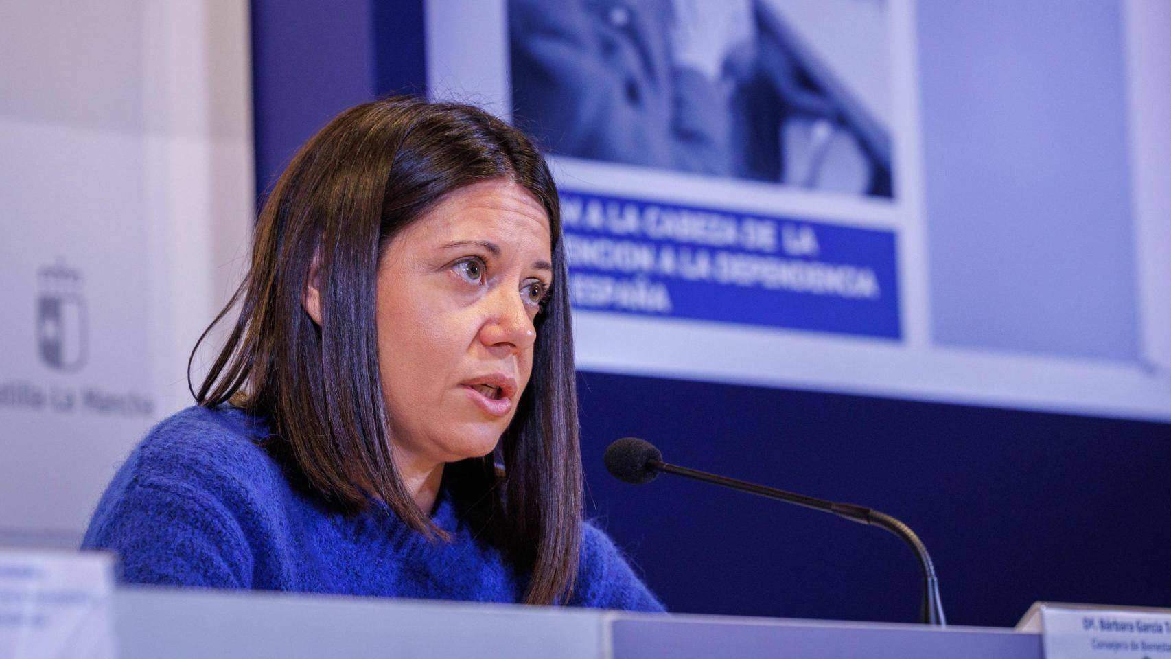 Bárbara García Torijano, consejera de Bienestar Social de Castilla-La Mancha. Foto: JCCM.