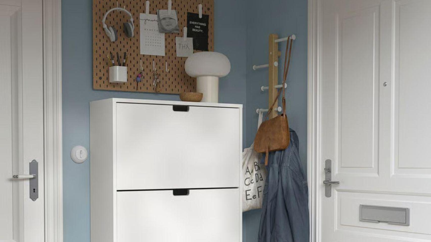 Adiós a tener los zapatos siempre por medio: así es el zapatero de Ikea perfecto para tu recibidor