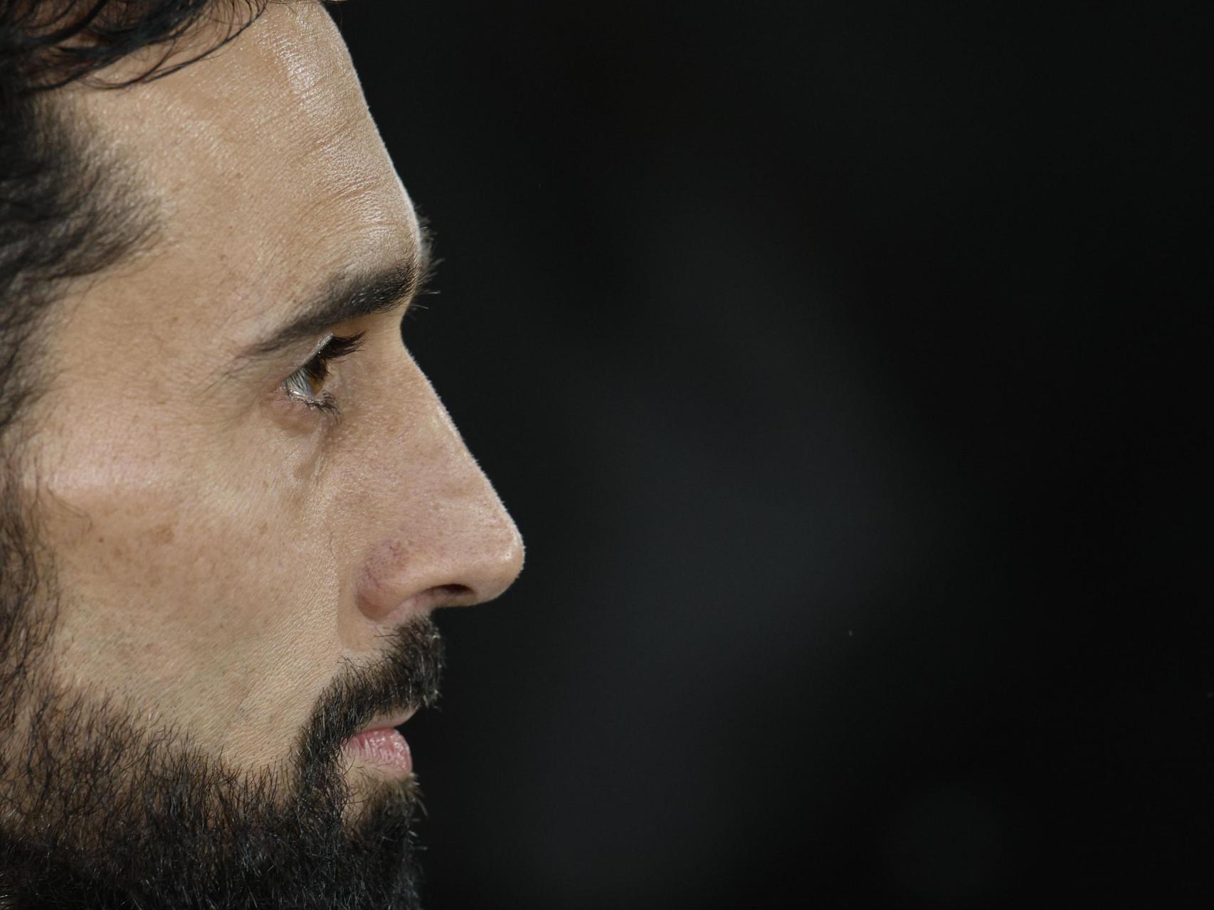 Álvaro Arbeloa, en el banquillo del Real Madrid