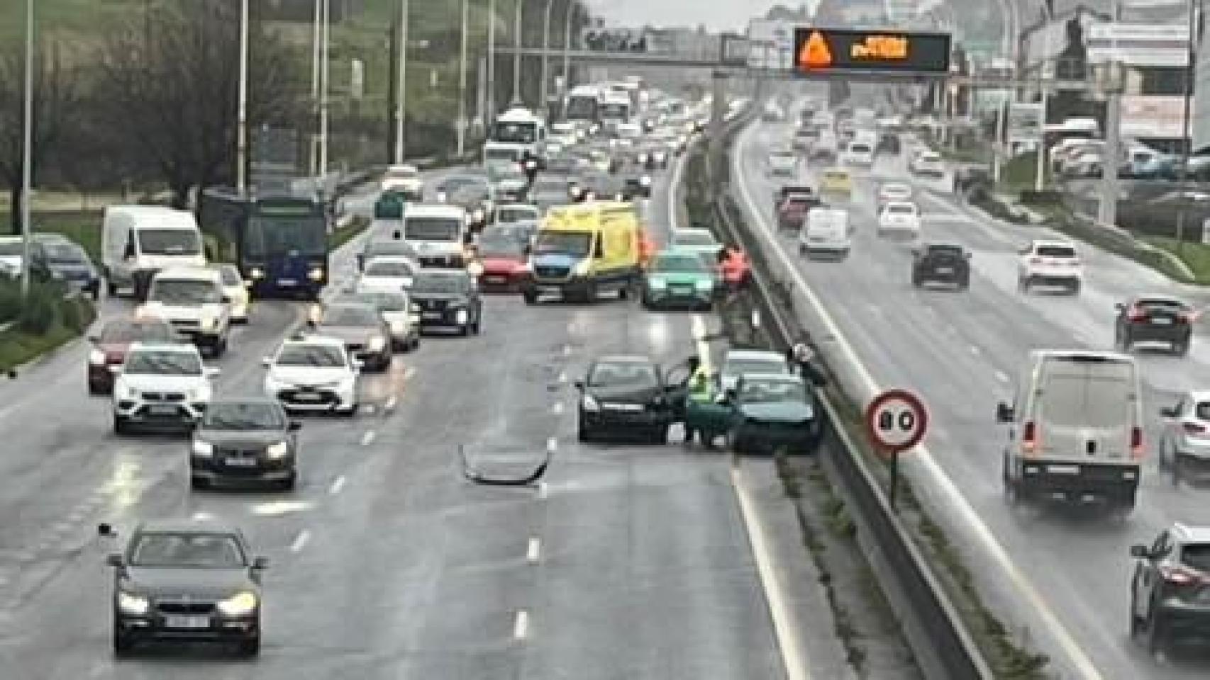 Imagen del accidente.