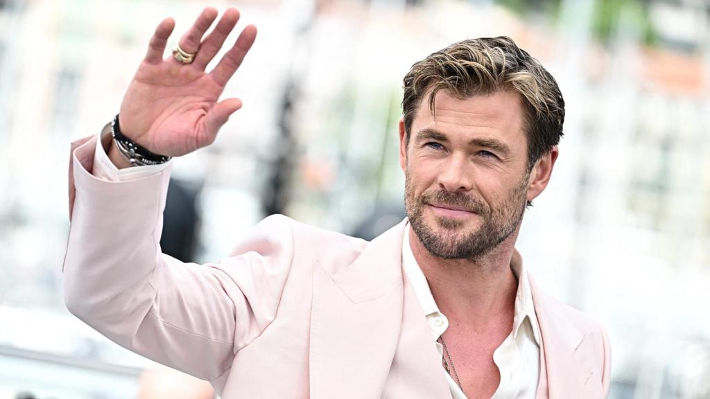 Chris Hemsworth en un acto público.