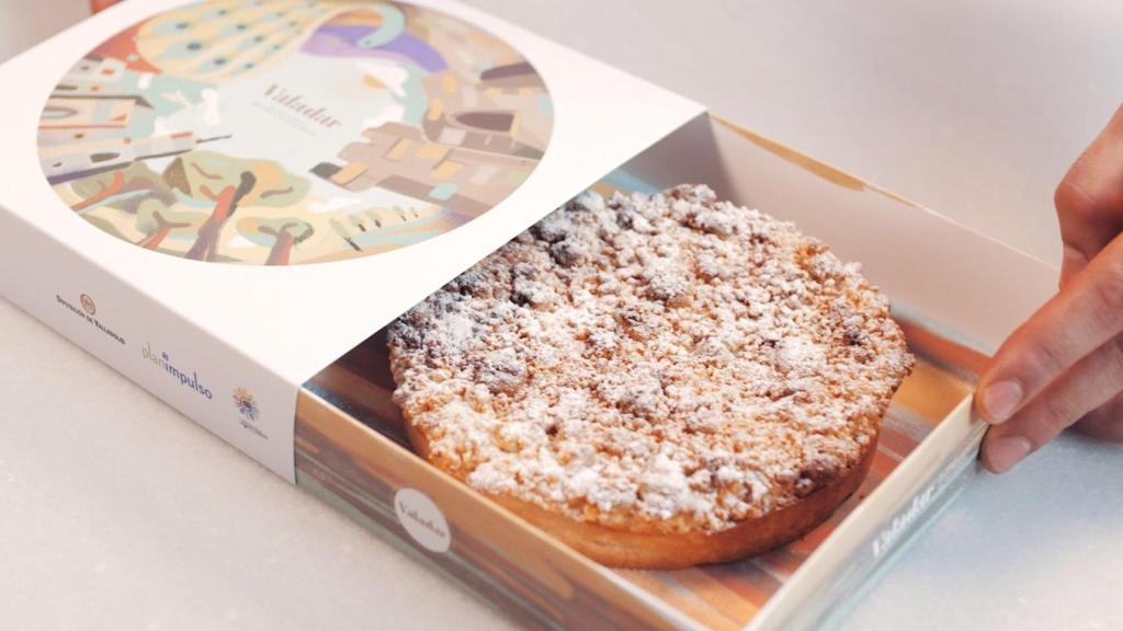 Imagen de un valadar, el dulce típico de Vallladolid.