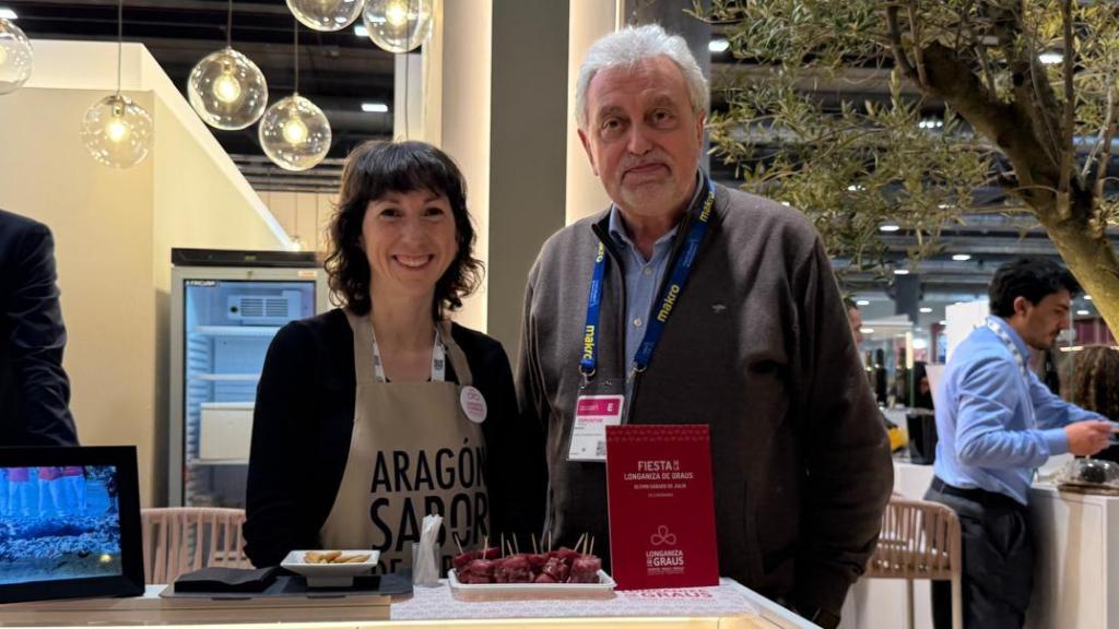 Mía y Pepe, de la asociación Longaniza de Graus.