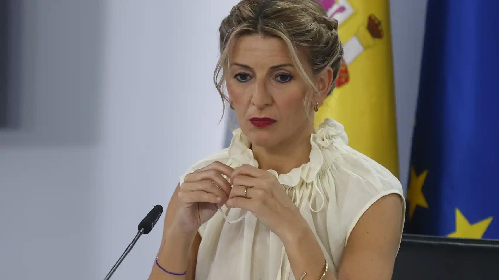 Yolanda Díaz, ministra de Trabajo y Economía Social y vicepresidenta segunda