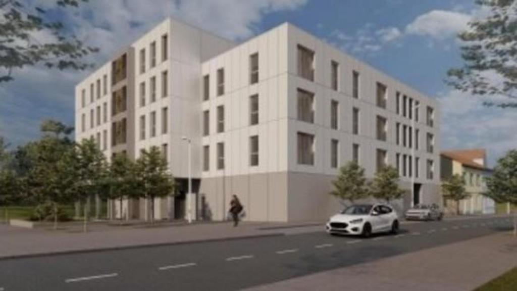 Recreación de como quedarán las viviendas.