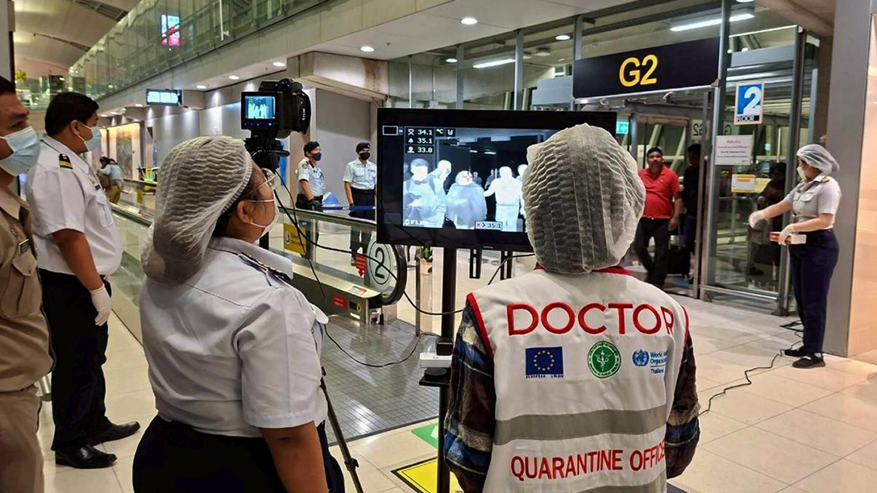 Los puestos de control de enfermedades internacionales de Tailandia en los Aeropuertos Internacionales de Suvarnabhumi y Don Mueang comenzaron a implementar medidas de control sanitario para los vuelos procedentes de Bengala Occidental (India).
