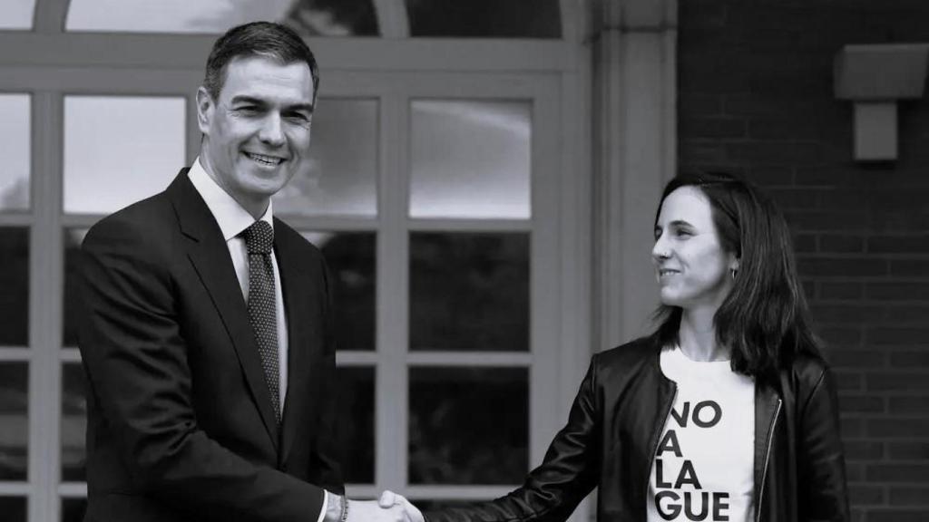 Pedro Sánchez e Ione Belarra en su última reunión en Moncloa.