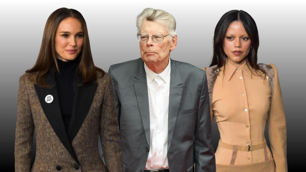 Natalie Portman, Stephen King y Jenna Ortega son algunas de las figuras públicas que han criticado las acciones del ICE. Fotos: EFE/Wikimedia Commons
