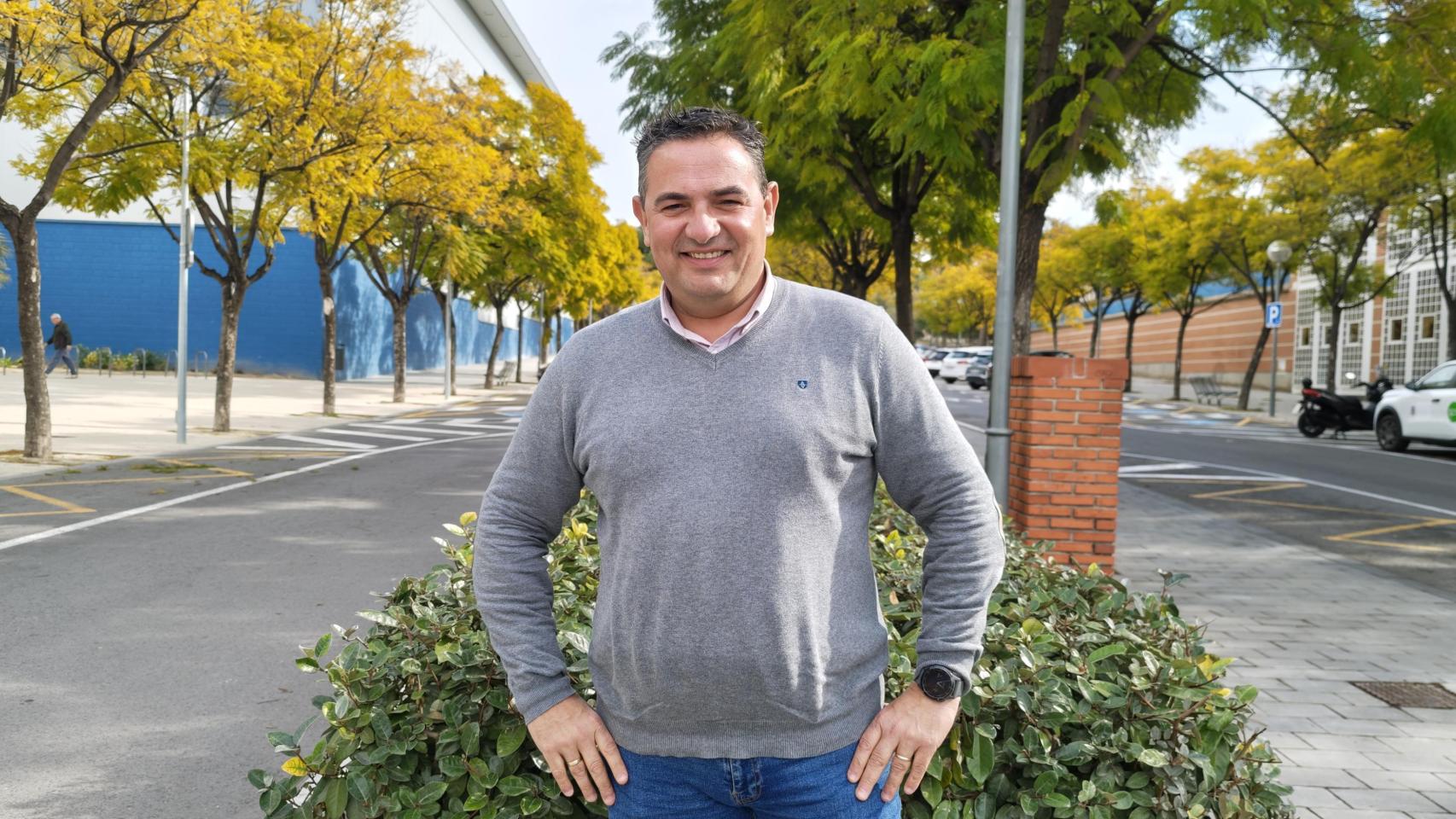 David Olivares, presidente de la Federació de Fogueres, este lunes.