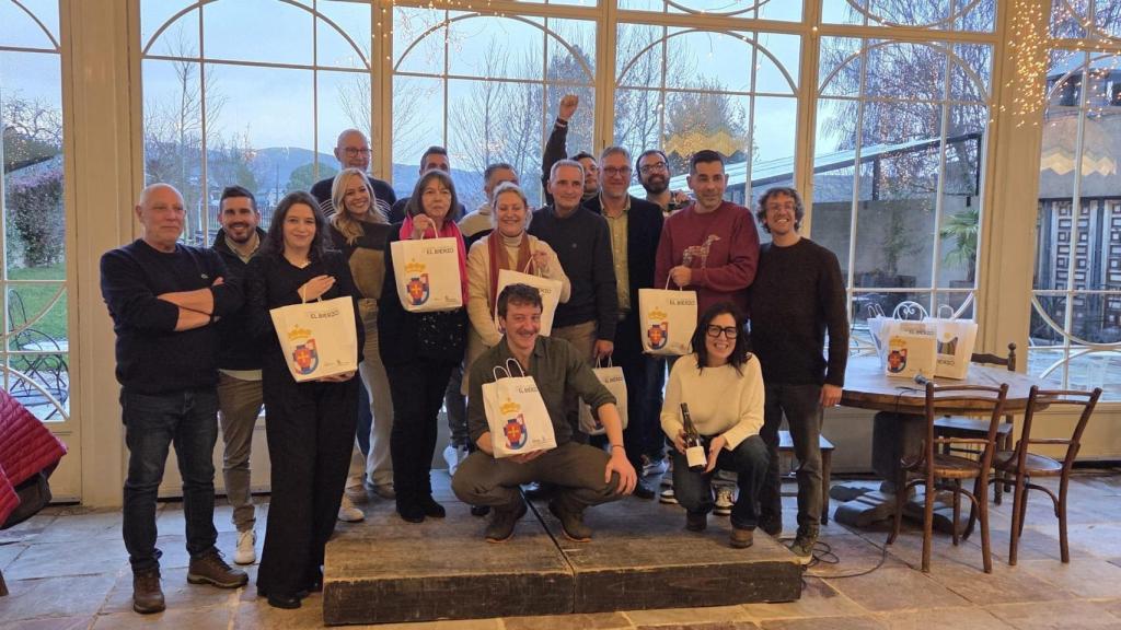 Foto de familia con los ganadores