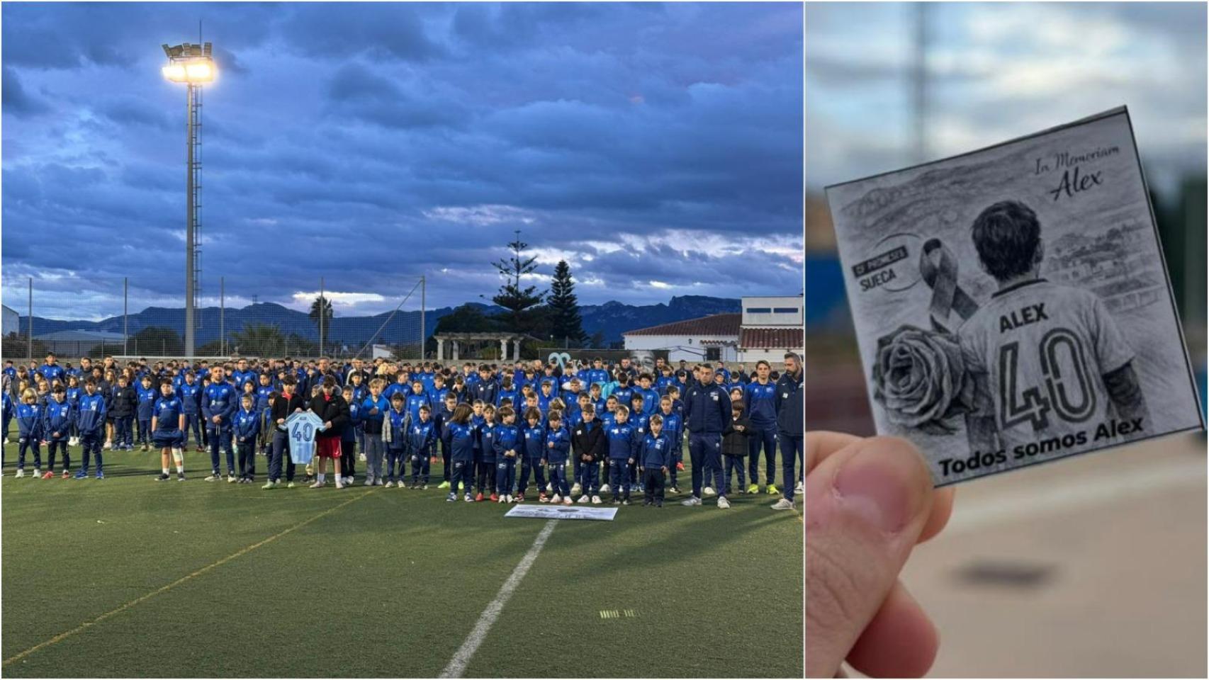 El desgarrador adiós de los 500 compañeros de Álex. EE