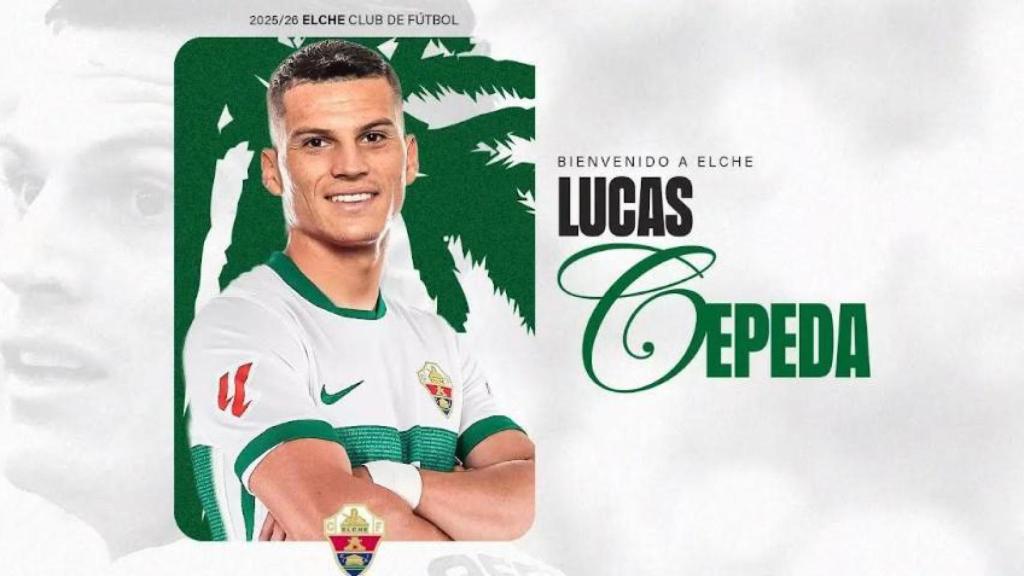 El extremo chileno Lucas Cepeda.