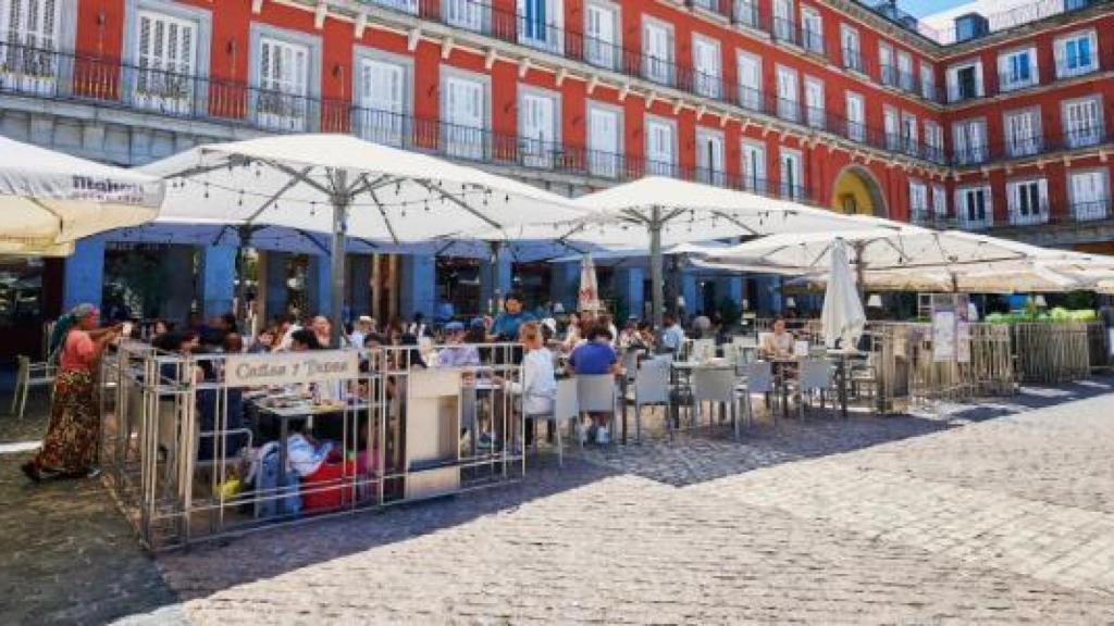 Restaurante de Cañas y Tapas en la Plaza Mayor de Madrid.