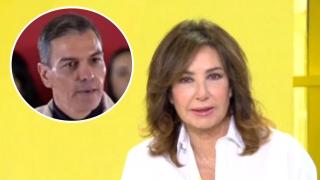 Ana Rosa Quintana y Pedro Sánchez en un montaje de BLUPER.