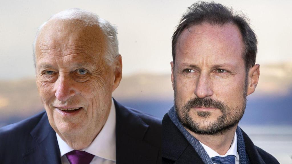 Harald y Haakon de Noruega en un montaje de JALEOS.