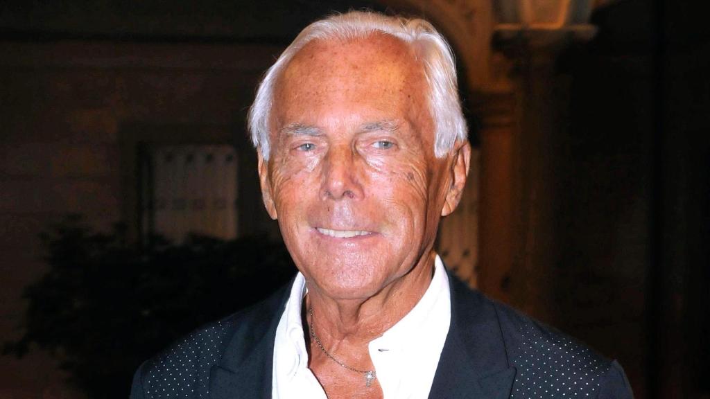 Giorgio Armani en unos premios en Milán en 2010.