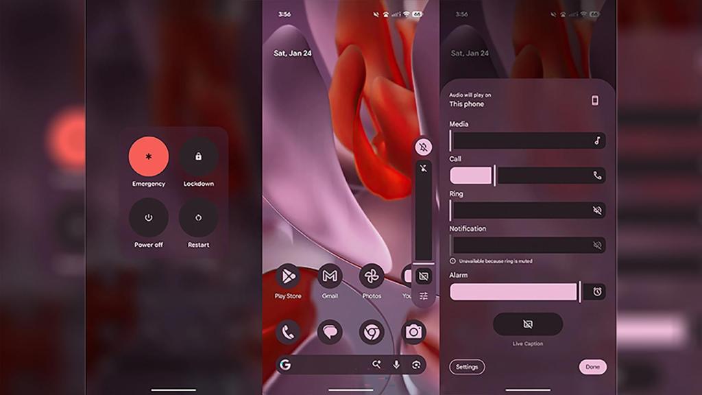 Capturas de pantalla de Android 17