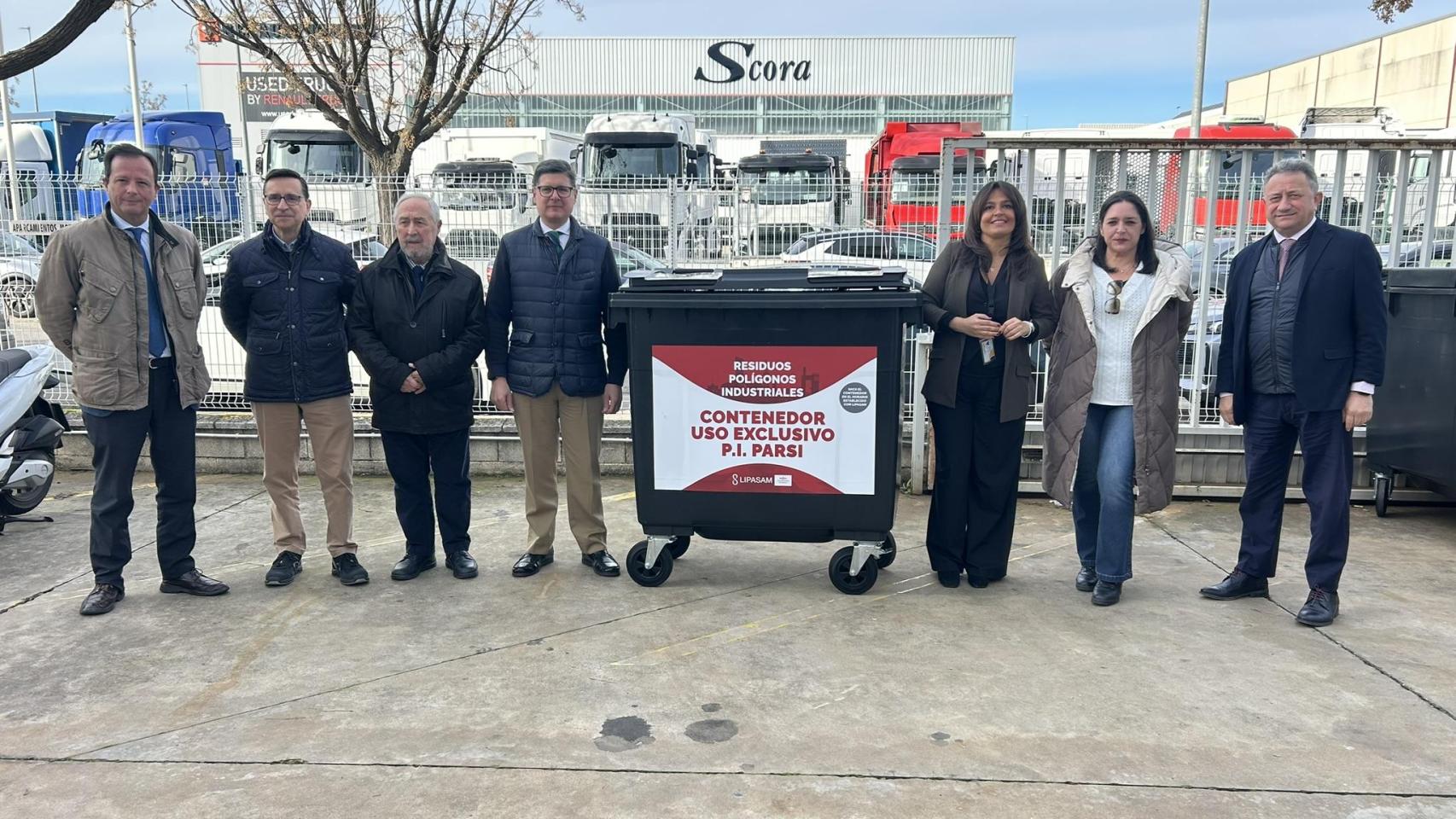 La presentación del plan en el Polígono Parsi.