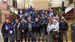 Asamblea de CCOO Sevilla con los representantes del sindicato en los servicios municipales del Ayuntamiento de la capital andaluza.