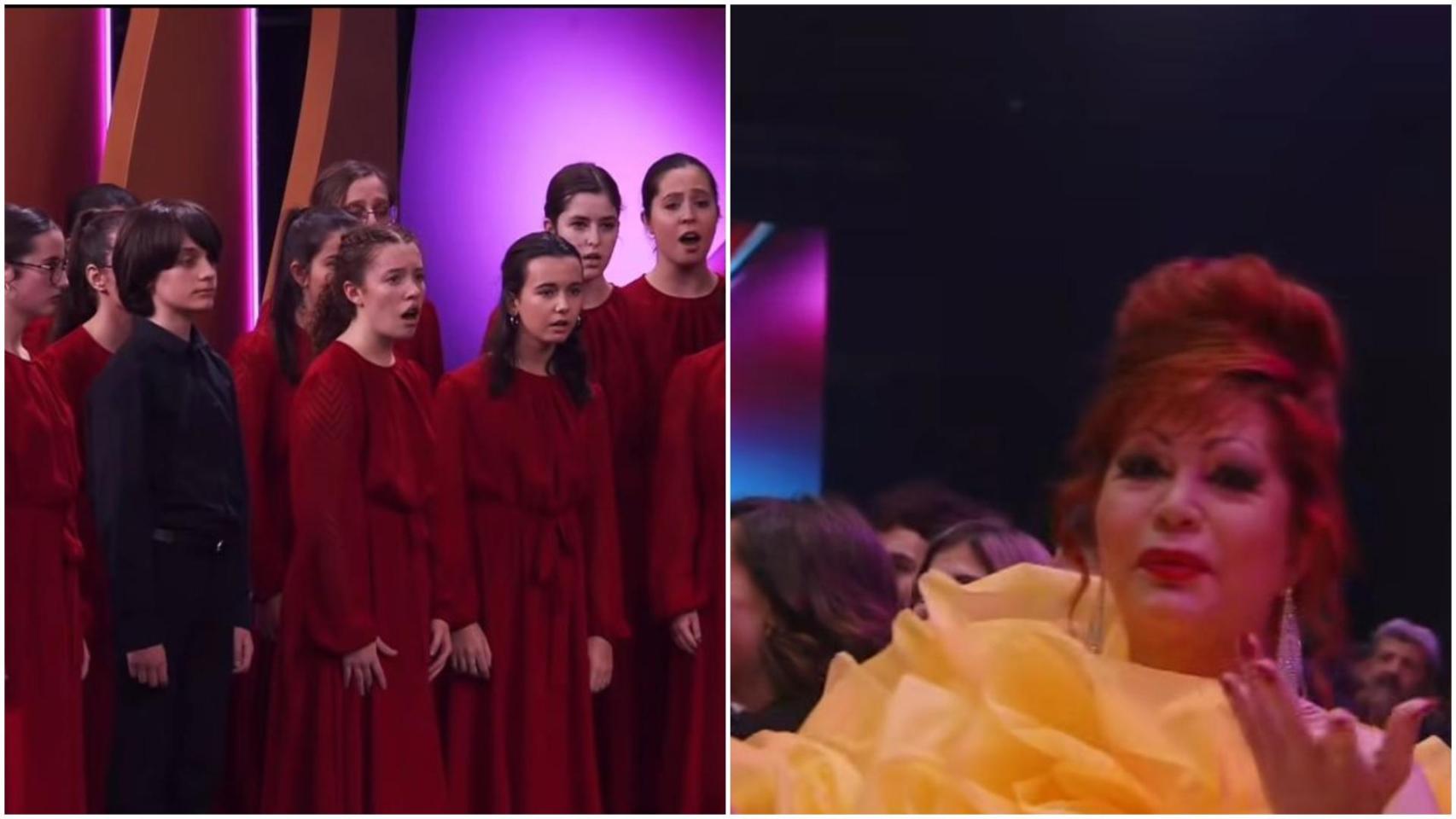 El Coro A Xunqueira I de Pontevedra arrasa con su versión del No cambié de Yurena en Los Feroz 2026