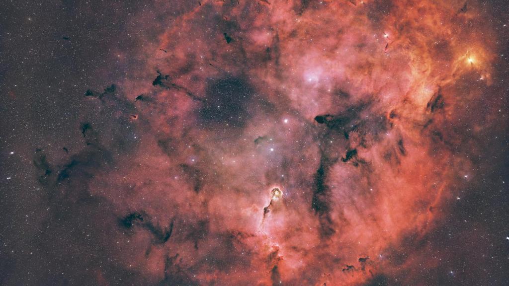 Imagen tomada por el telescopio.