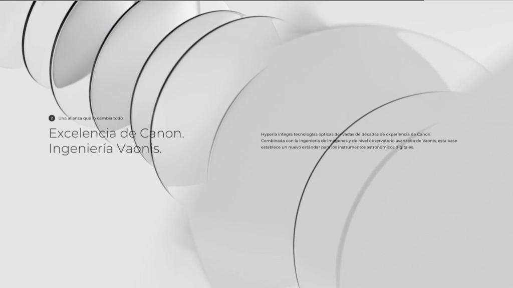 Grupo focal del telescopio.