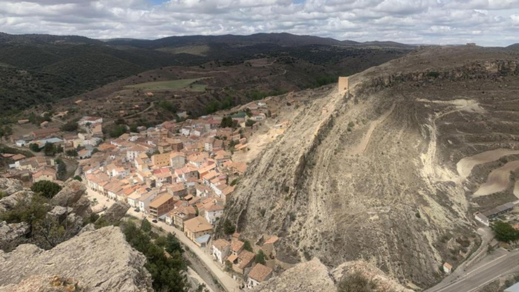 Foto desde arriba de La Hoz de la Vieja