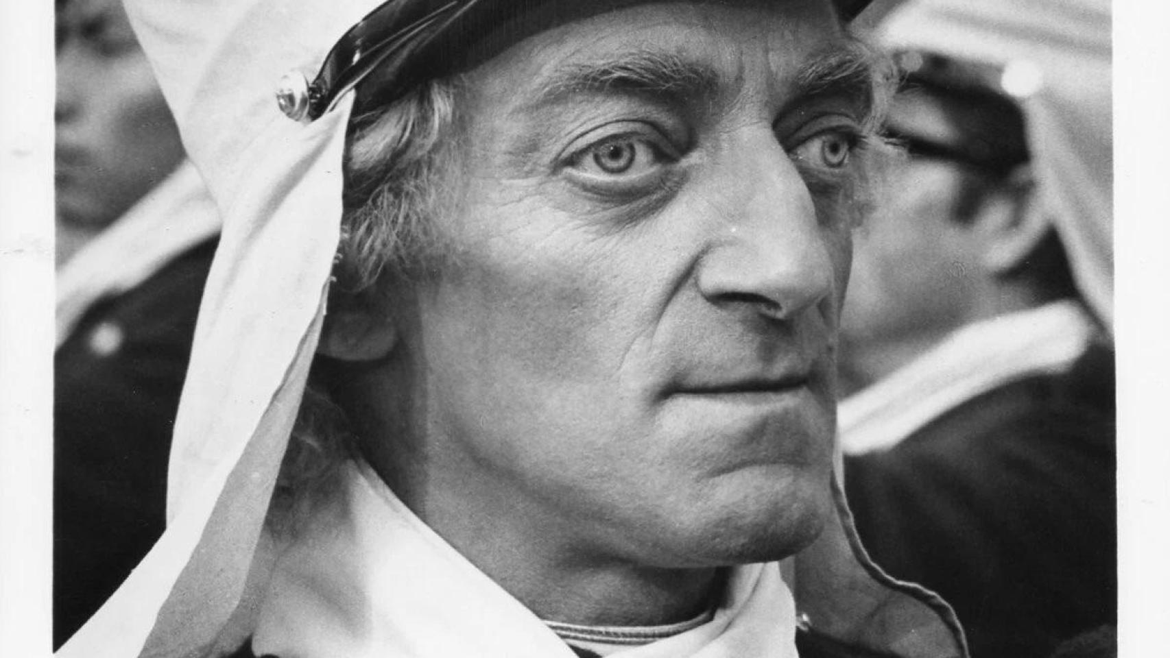 Marty Feldman rodando en el Hospital Tavera de Toledo en 1976.