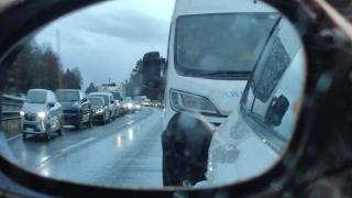 Al menos 12 vehículos implicados en un accidente múltiple en la AP-9 a su paso por Oroso (A Coruña)