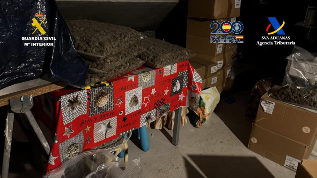 Material incautado en esta operación.