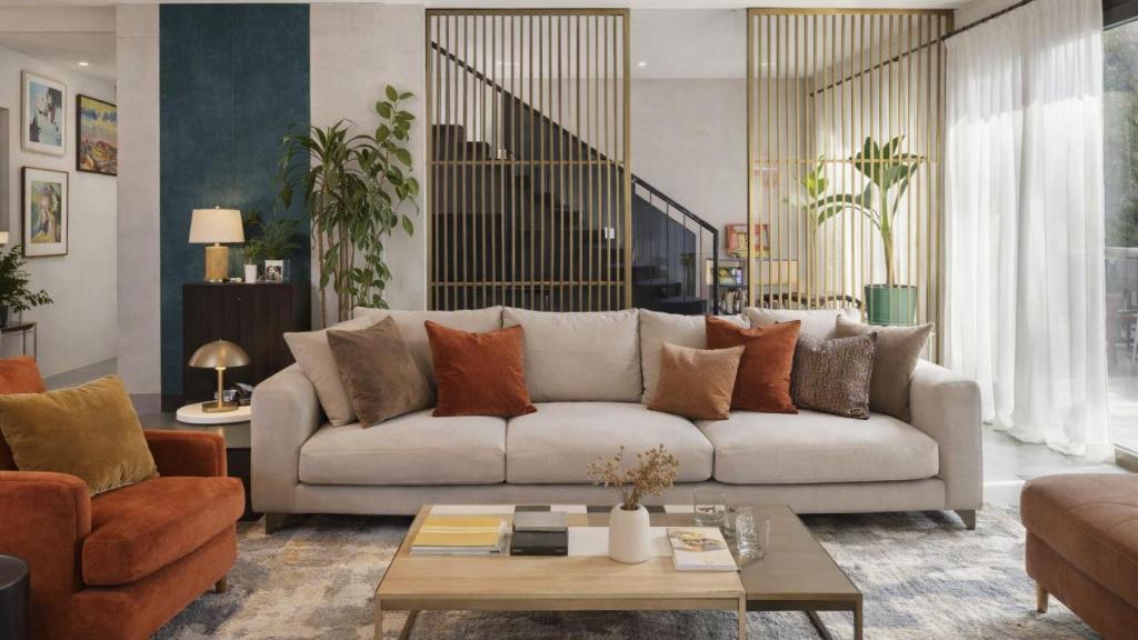 Decoración de un salón.