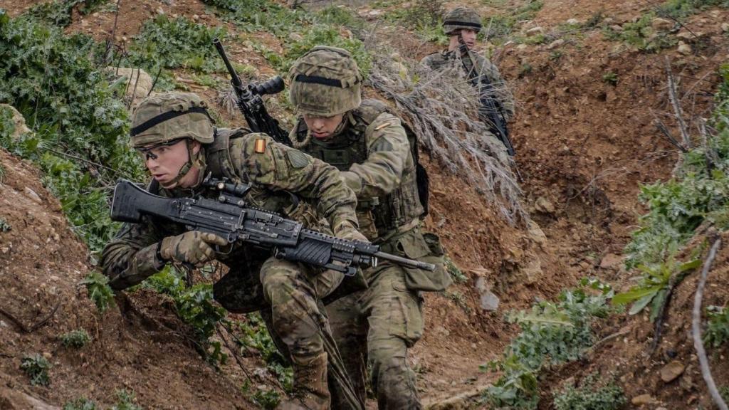 Efectivos del Batallón de Zapadores Paracaidistas del Ejército de Tierra