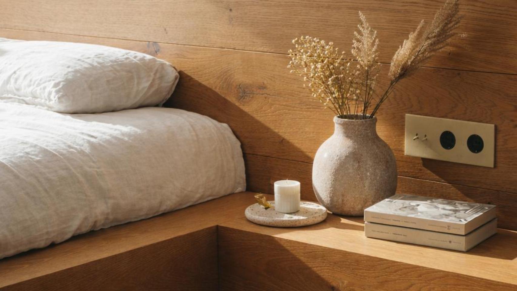 Habitación con enchufes.