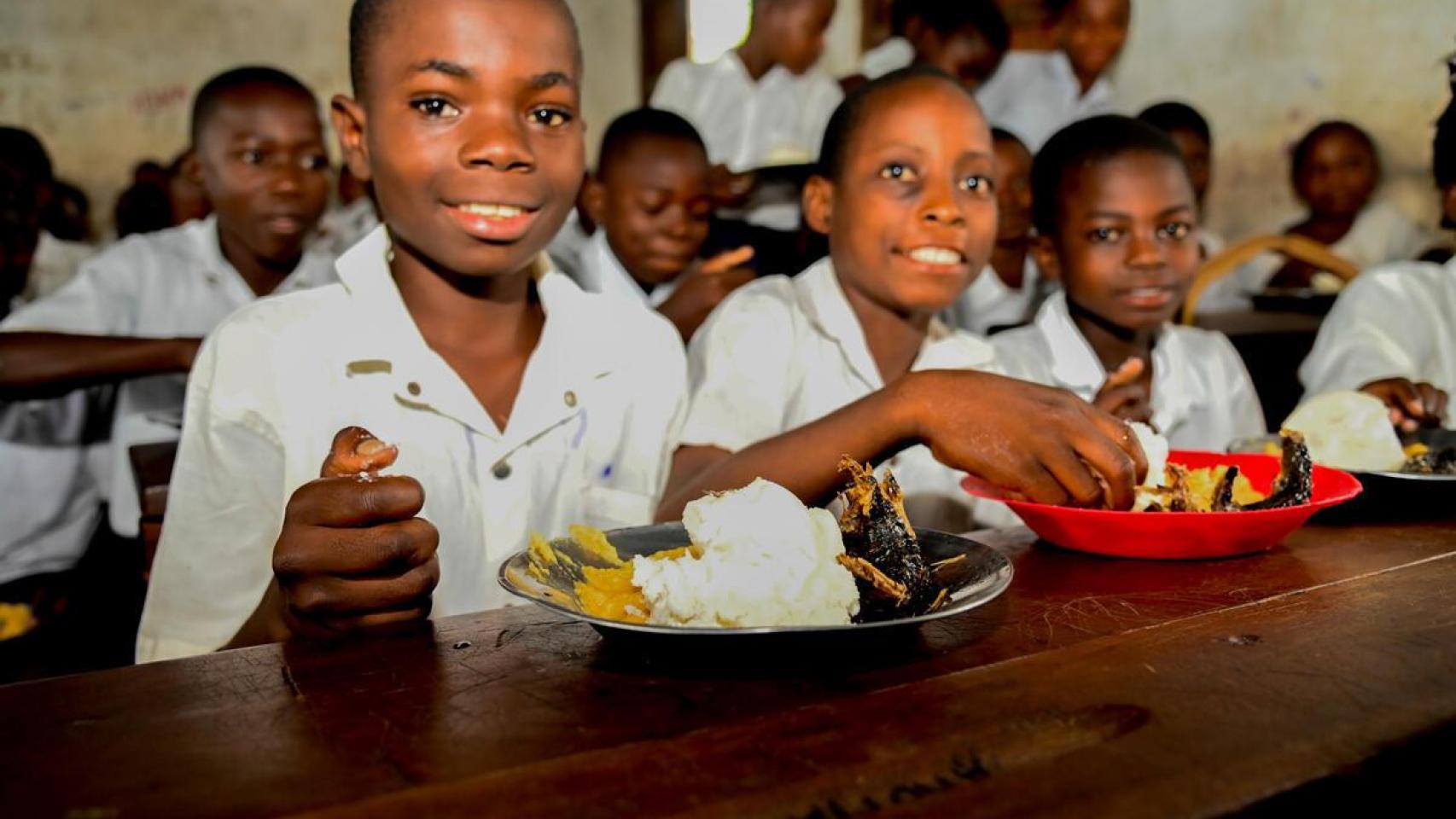 Las comidas escolares impulsan el aprendizaje, la salud y el desarrollo humano