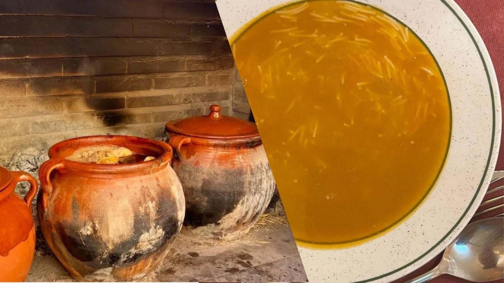 Cocido del restaurante La Posada.